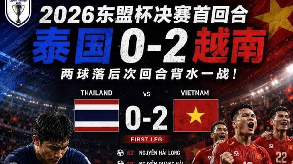 2026东盟杯第一级别B组第2轮全场回放：泰国vs越南